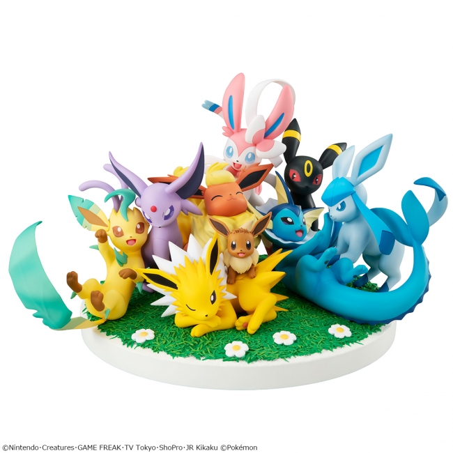 「ポケットモンスター」より、イーブイと進化形ポケモン8匹をフィギュア化！「G.E.M.EXシリーズ ポケットモンスター イーブイフレンズ」発売！