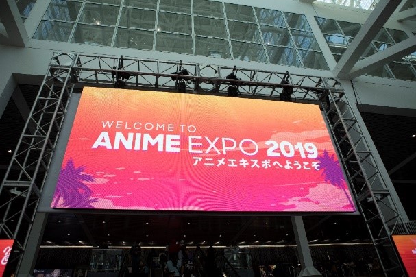 2019年7月に開催された「Anime Expo 2019」会場の様子
