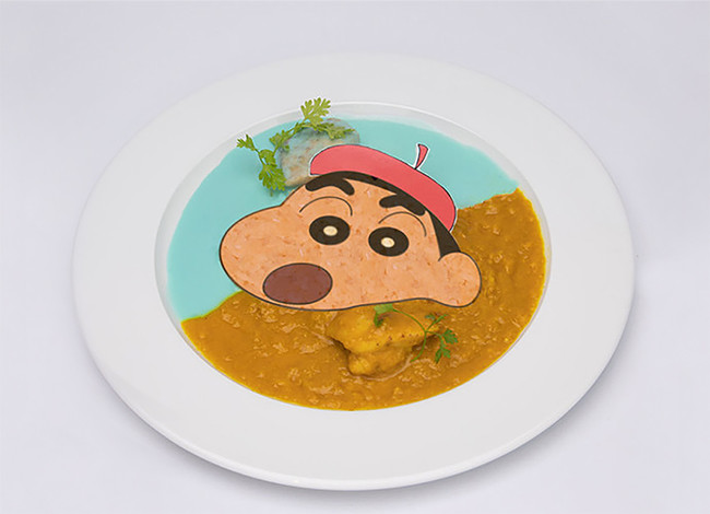 ラクガキングダムカフェ クレヨンしんちゃんカレー