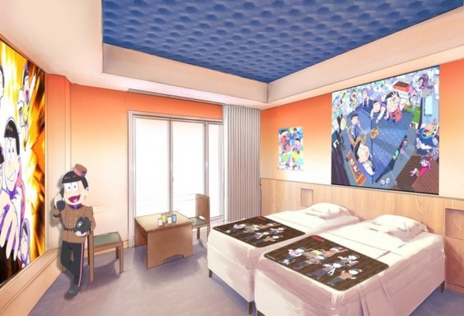 「好きな物語に、泊まる。」がコンセプトの体験型ホテル「EJアニメホテル」が11月6日より新コラボルームとして「おそ松さん」ルームおよび「スレイヤーズ」ルームの予約を開始