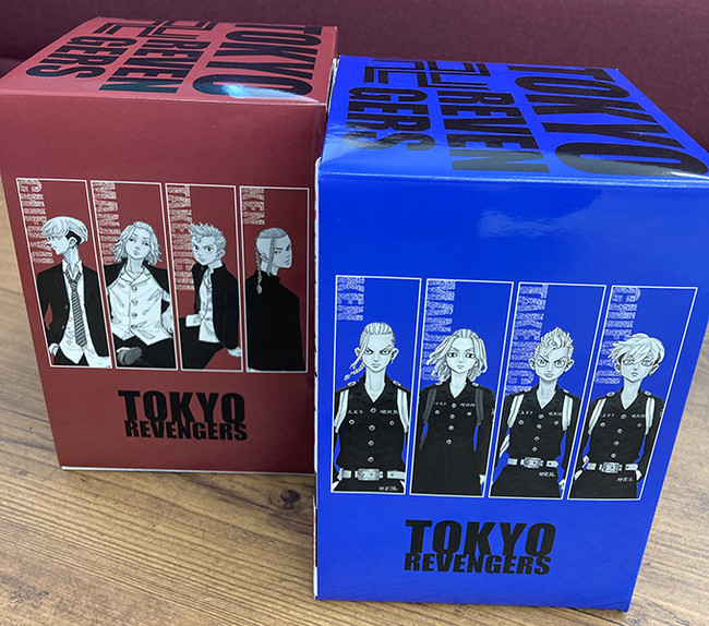 △1～10巻アニメイトオリジナル収納BOX（赤）　11～20巻アニメイトオリジナル収納BOX（青）