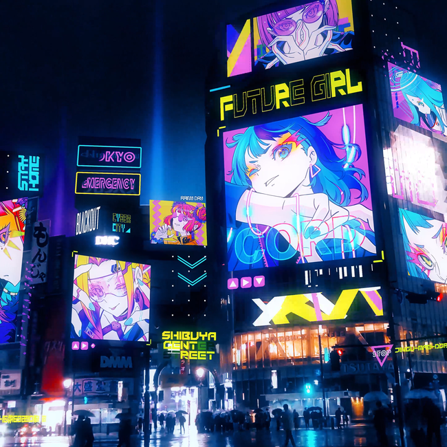 渋谷のビジョン5面ジャックをしたケイゴイノウエ世界中を彩るNFT新企画を発表　#ケイゴイノウエ