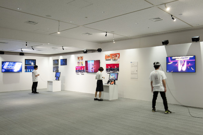 エンターテインメント部門を受賞したゲームやVR作品を実際に楽しめるエリアも7Fに設置しています。 （7階のインフォメーションで整理券を配布）Photo：Satoshi Nagare