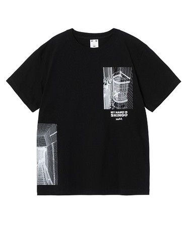 ＜X-girl × UMEZZ MY NAME IS SHINGO SS TEE＞（表） 5,500円