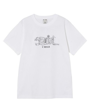 ＜X-girl × UMEZZ FACE SS TEE＞（表） 5,500円