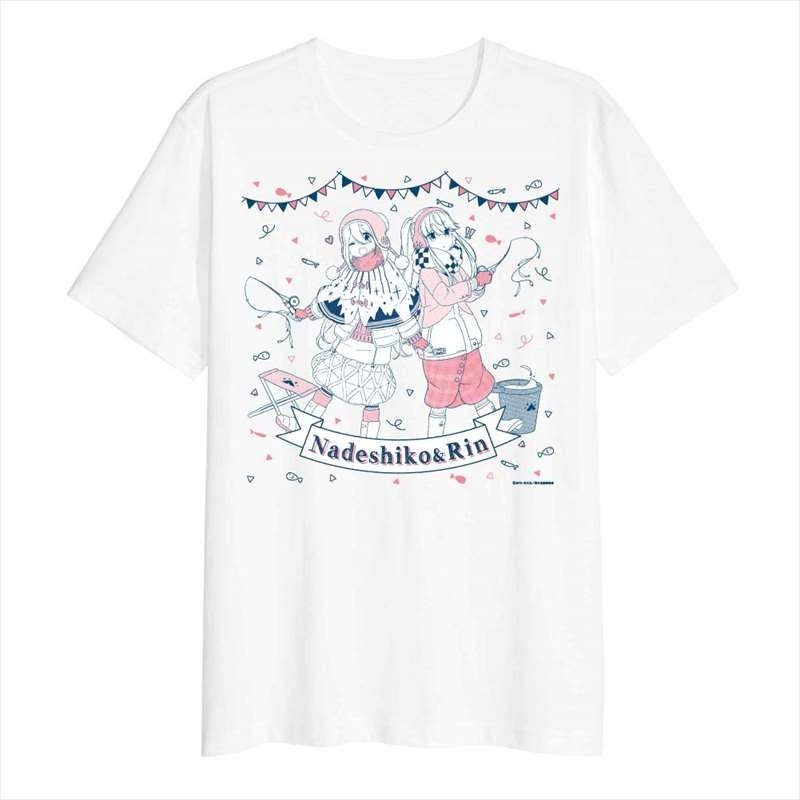 ＜GRANUPより、『ゆるキャン△』ワカサギ Tシャツ / 缶バッジが新発売＞Animo（アニモ）にて3月30日より予約販売開始！