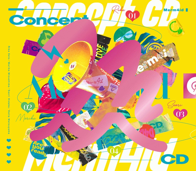 D4DJプロジェクトより、Merm4id Concept CD 「Get out！」と燐舞曲 Concept CD – 茈 – を本日同時リリース！