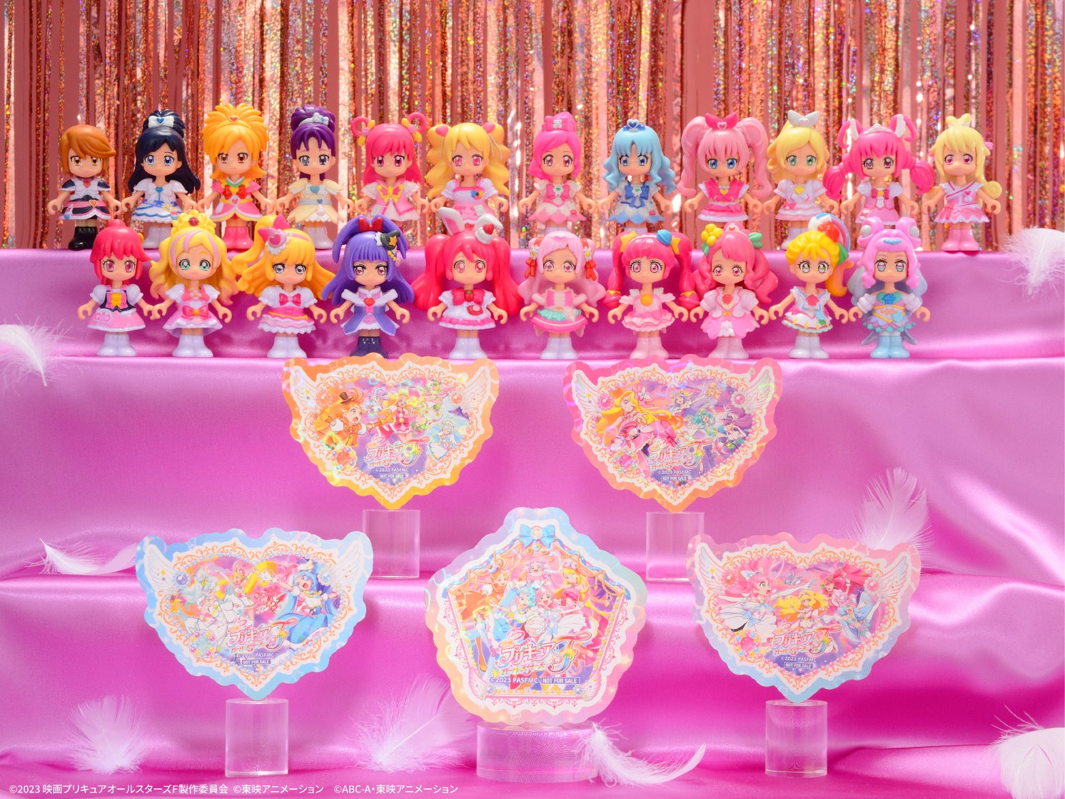 プリキュア20周年映画公開記念 『映画プリキュアオールスターズＦ』×ナムコキャンペーンを開催！ ナムコ限定「ホロステッカー」や「プリコーデドール11種セット」をプレゼント♡