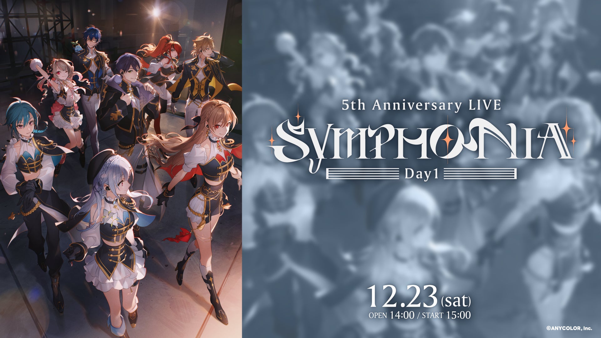 【直筆コメント画像あり】にじさんじ 5th Anniversary LIVE 「SYMPHONIA」Day2より、出演者がステージ上で身にまとう共通衣装についての直筆コメント画像が到着！