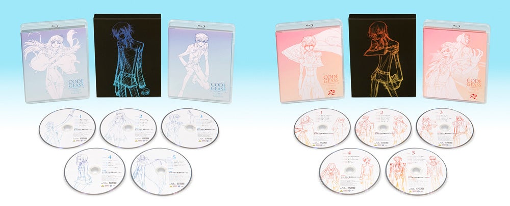 15周年を記念しOP・ED楽曲を刷新、TV 放送された特別版『15周年　コードギアス 反逆のルルーシュ』『15周年　コードギアス 反逆のルルーシュ Ｒ２』Blu-ray BOXを12月22日に同時発売