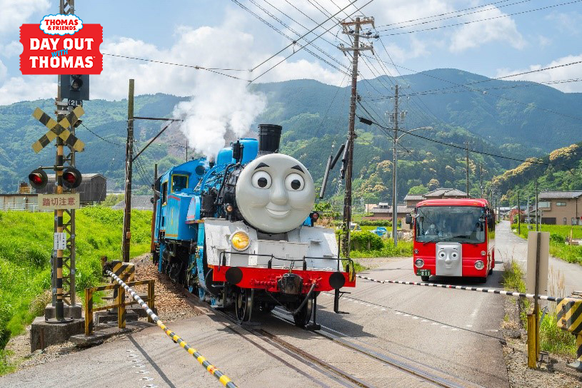 トーマス号が大井川鐵道にやってきて10周年！
2024年も6月から12月まで運行を実施　
～2年ぶりに大井川の鉄橋を渡ります～