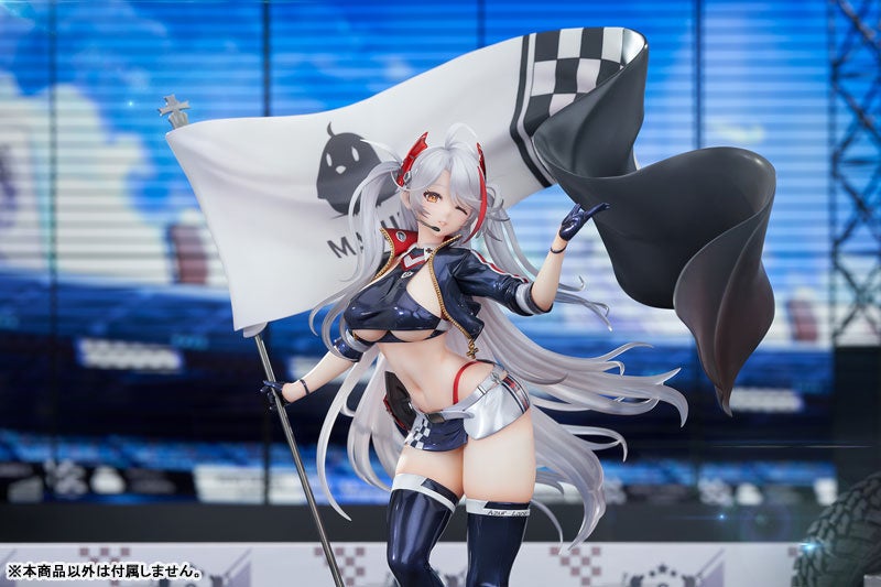 『アズールレーン』より、「プリンツ・オイゲン」がスキン「ファイナル・ラップ」の姿でフィギュア化。あみあみにて予約受付中。