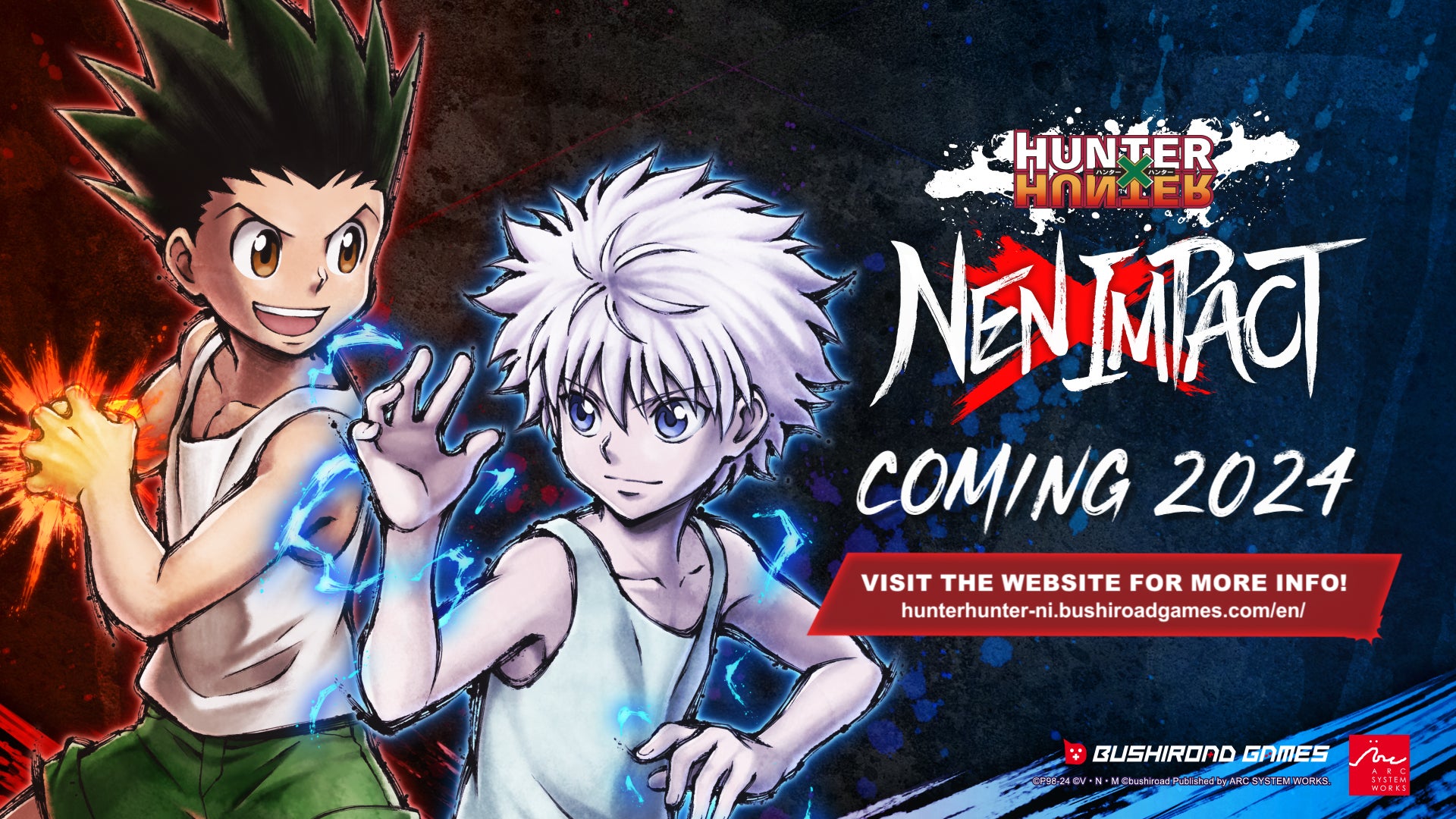 2D対戦格闘ゲーム『HUNTER×HUNTER NEN×IMPACT』2024年内の発売が決定！さらに「ビスケ」参戦PVや海外版パブリッシング情報を公開！