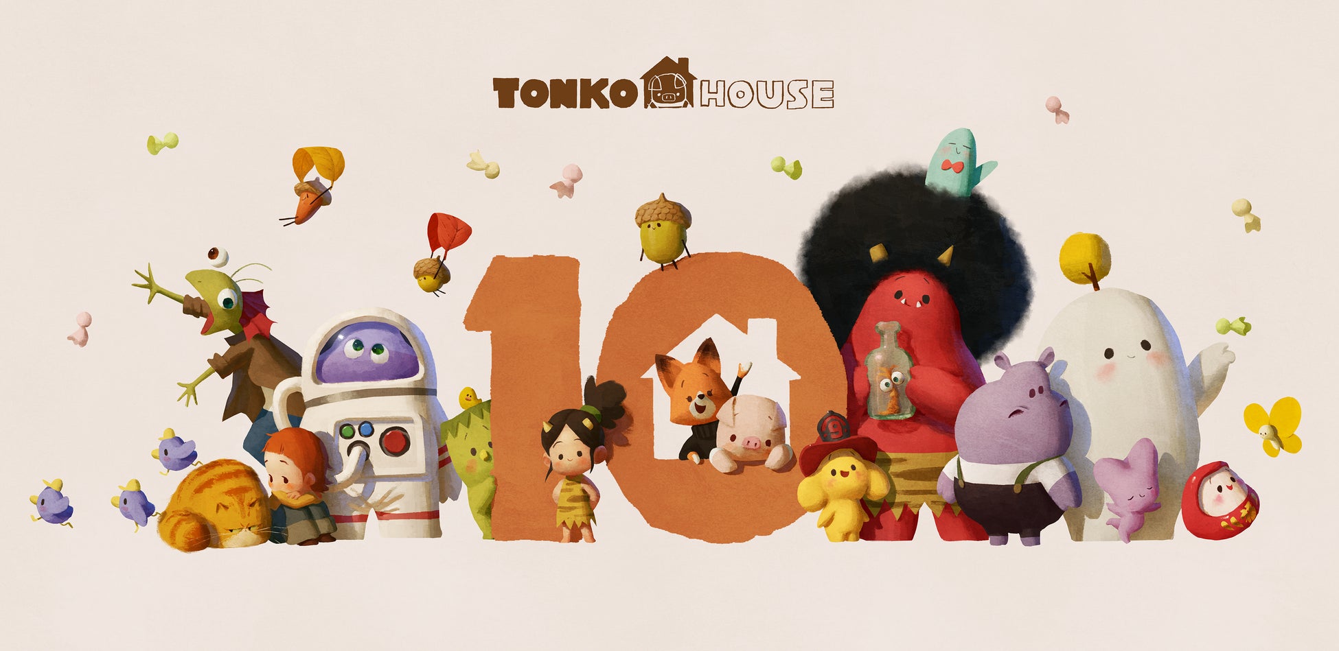 世界基準のアニメーション制作の裏側を伝える。アニメーションスタジオ「トンコハウス」設立10周年記念！見て、学んで、食べて、楽しめる10周年がスタート！