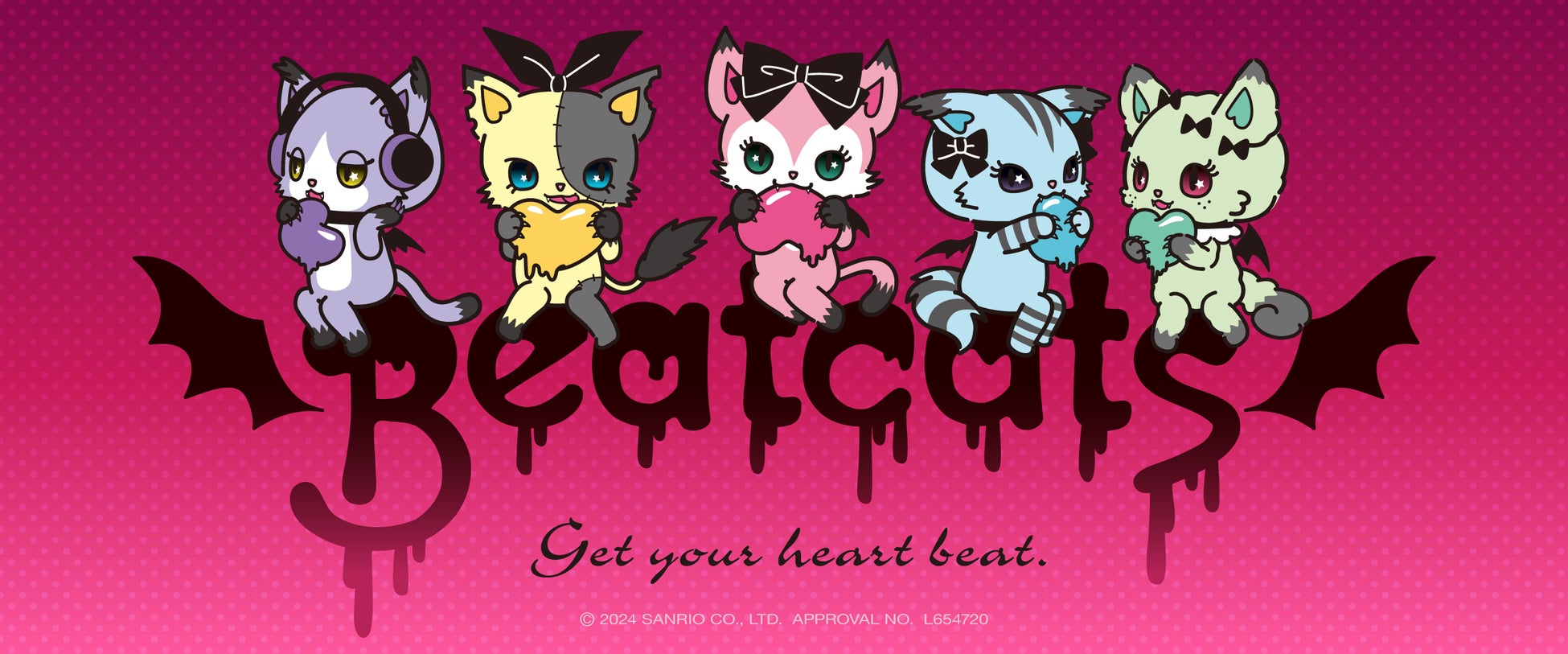 2025年にデビュー5周年を迎えるキャラクター『Beatcats』がサプライズボックスに登場！ここでしか手に入らないオリジナルアイテムを2024年12月号から2ヶ月に1度1BOXでお届け！