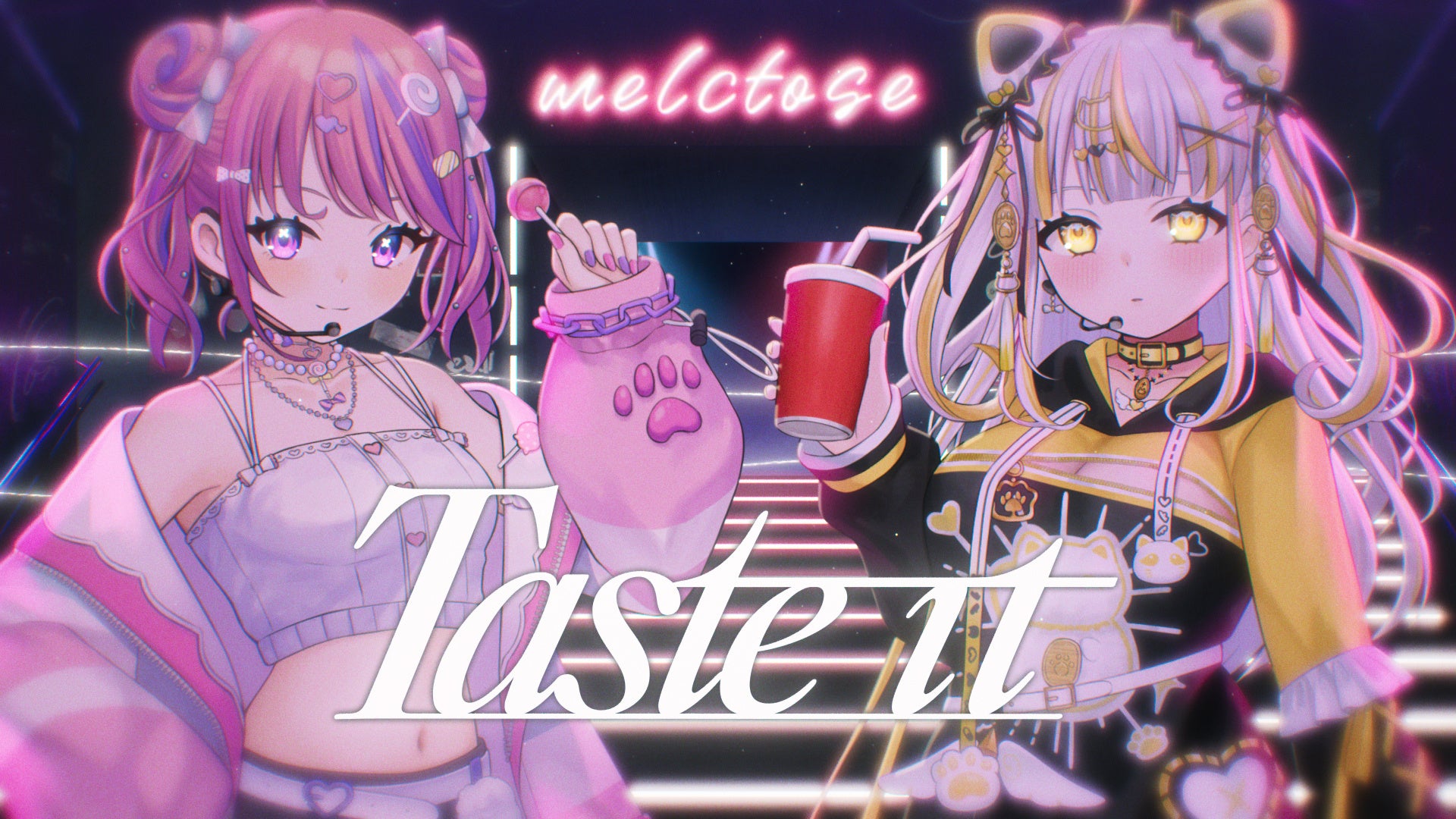 VTuberプロジェクト「ぱらすと！」のユニット「melctose」から、新曲「Taste it」が10/19にリリース！描き下ろしイラストも初公開！