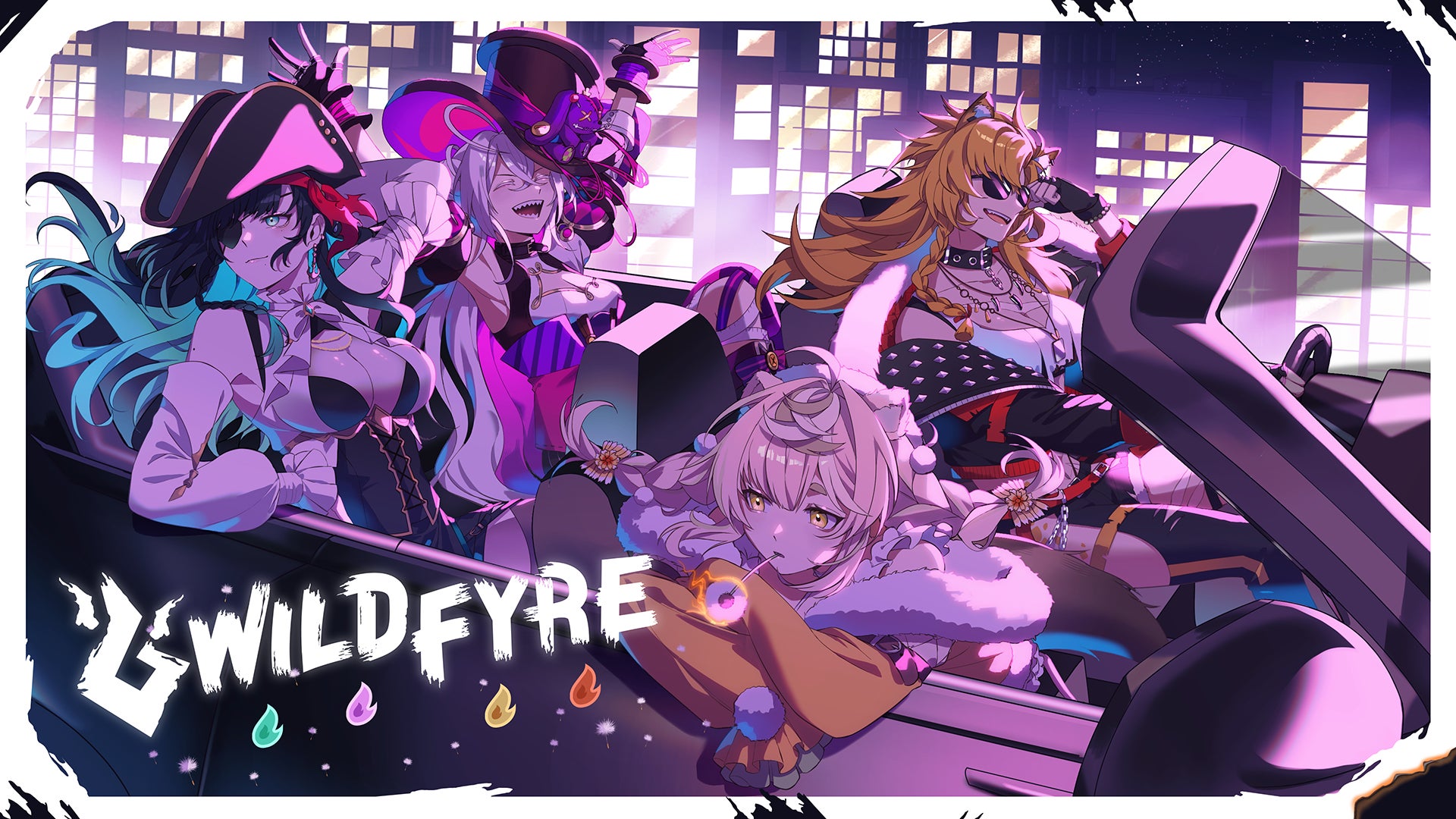 米国で急成長中のVTuberグループ「idol」から、idol-EN 第3期生が4人組ユニット”WILDFYRE”としてデビュー！