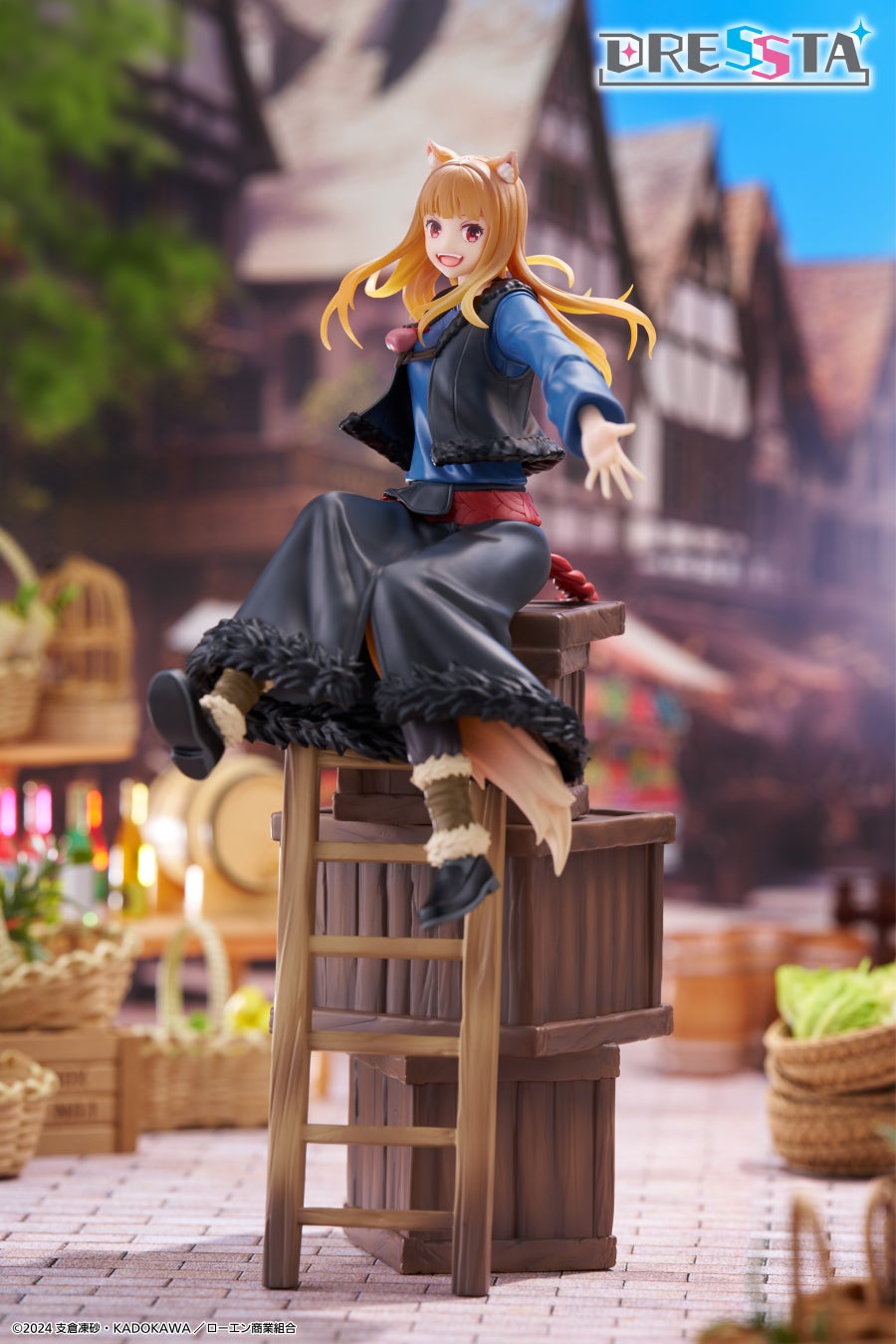 お手頃価格なのに飾り映え！タイトーの新物販フィギュアブランド「DRESSTA」より「狼と香辛料 MERCHANT MEETS THE WISE WOLF DRESSTA ホロ」が本日から予約受付開始！