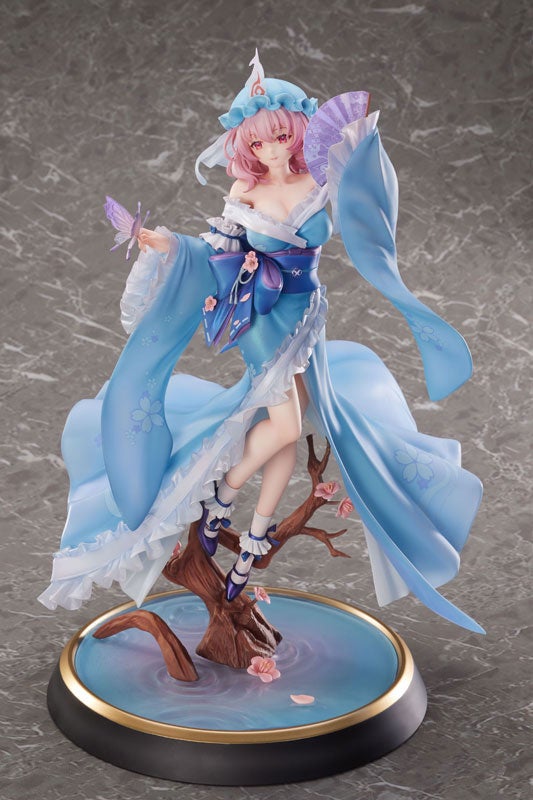 『東方Project』より、「華胥の亡霊 西行寺幽々子」のフィギュアが豪華版と通常版で登場。あみあみにて予約受付中。