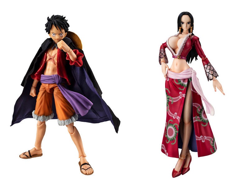 『ONE PIECE』より、「モンキー・D・ルフィ」「ボア・ハンコック」のアクションフィギュアが装いを新たに登場。