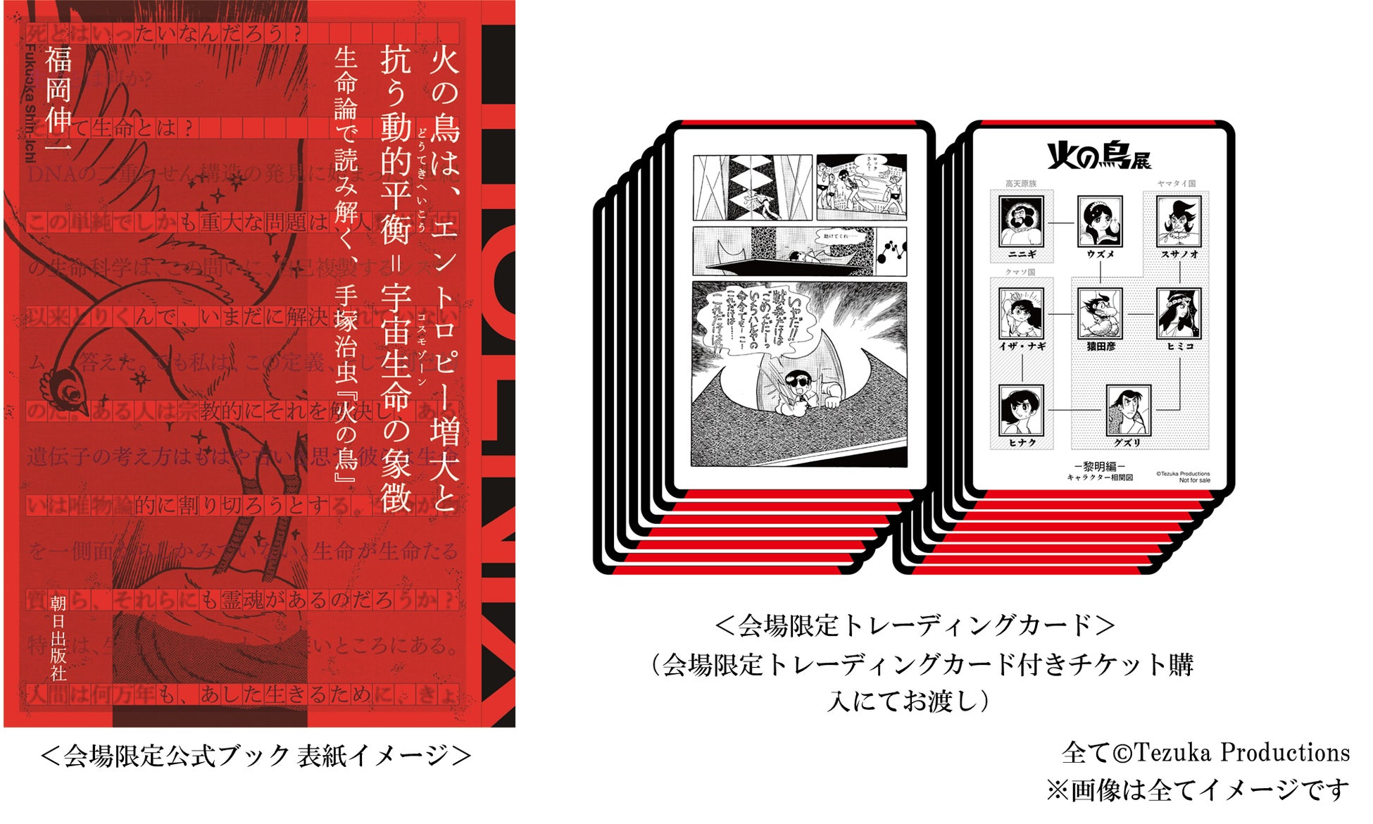 手塚治虫「火の鳥」展－火の鳥は、エントロピー増大と抗う動的平衡(どうてきへいこう)＝宇宙生命(コスモゾーン)の象徴－｜1月15日（水）より、特典付きプレミアムチケット等の発売決定