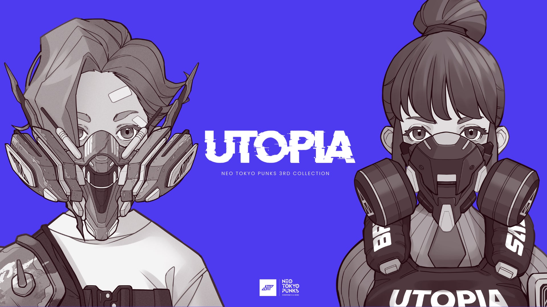 NEO TOKYO PUNKSがアニメ化権（著作権）を分割する革新的NFTコレクション「UTOPIA」を発表！NFTローンチパッド「Sonova」で販売！