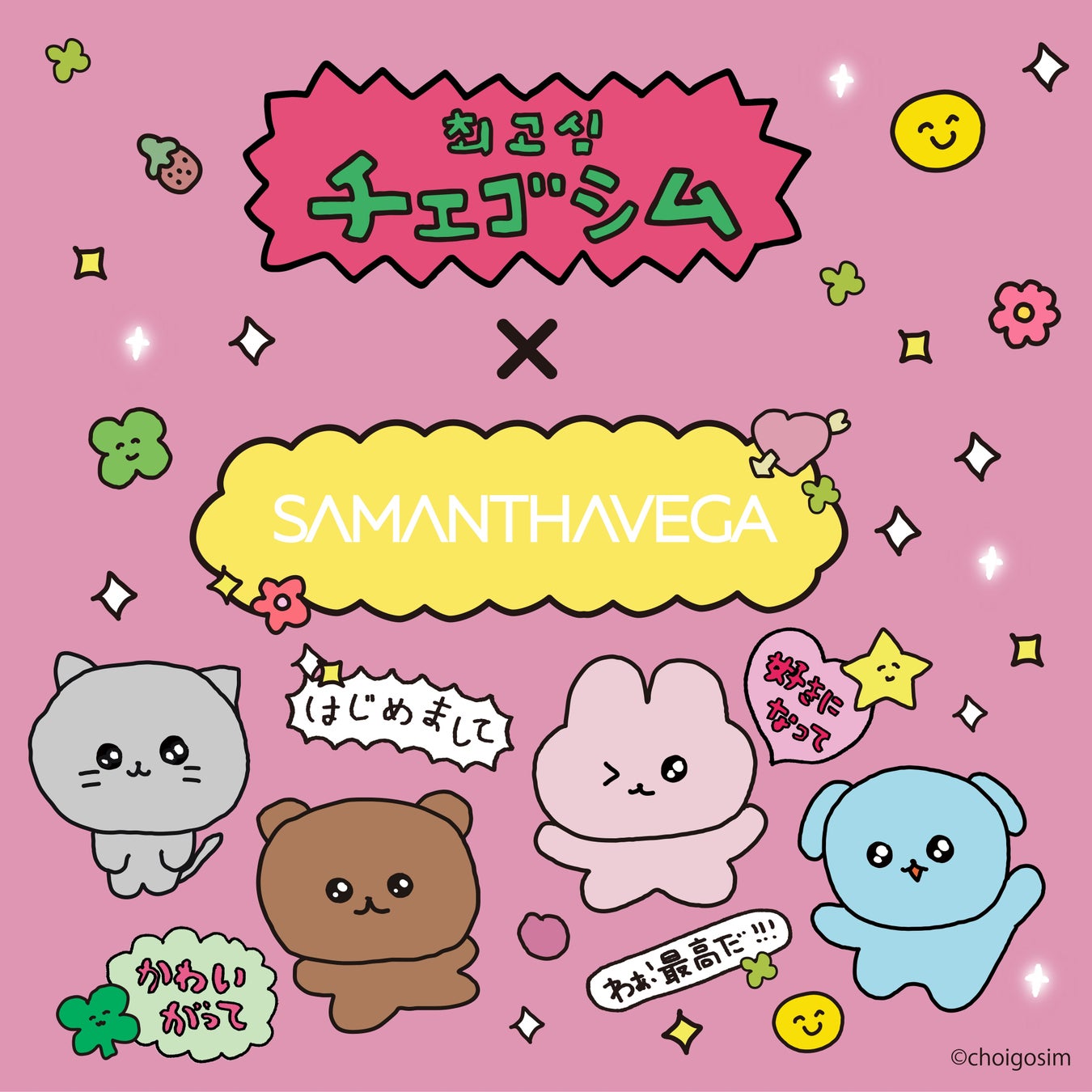 SAMANTHAVEGA×チェゴシムコラボレーションアイテムが登場！