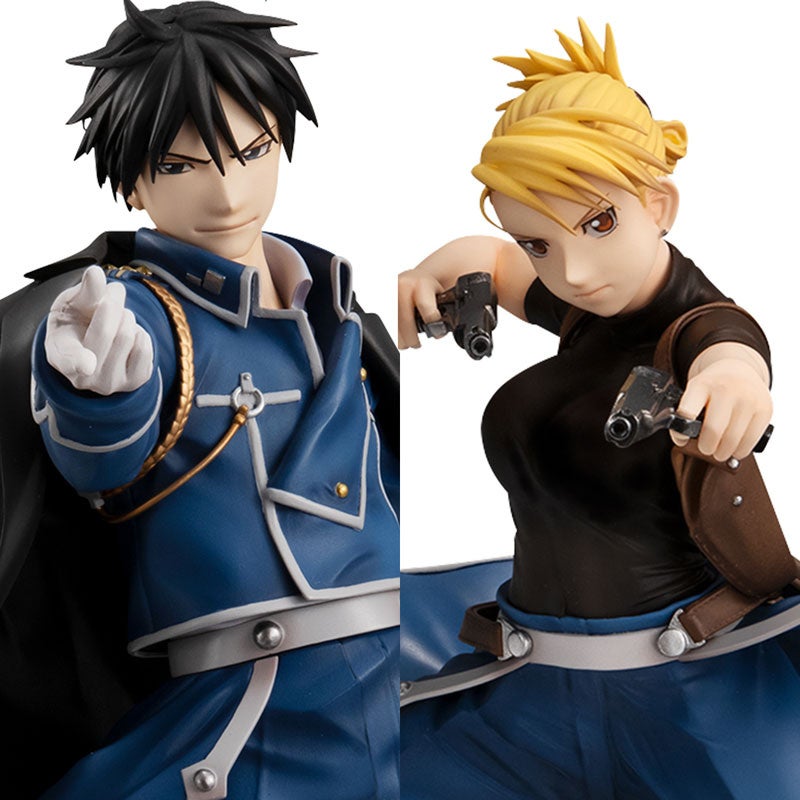 『鋼の錬金術師 FULLMETAL ALCHEMIST』より、「ロイ・マスタング＆リザ・ホークアイセット」フィギュアが再登場。あみあみ含む一部流通限定でのご案内。