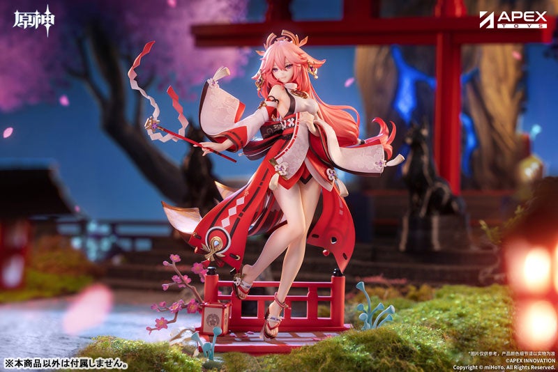 『原神』より、「八重神子・浮世笑百姿Ver. 」フィギュアが登場。あみあみにて予約受付中。