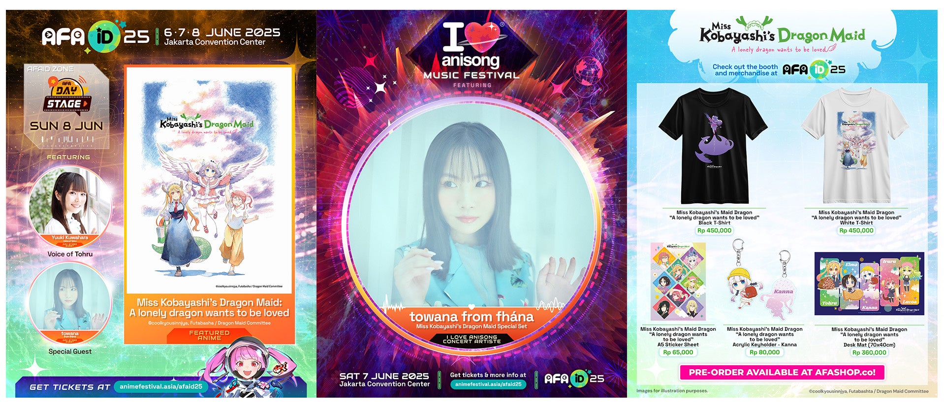 「towana from fhána」、インドネシア最大級のアニメイベント「AFA Indonesia 2025」へ出演が決定