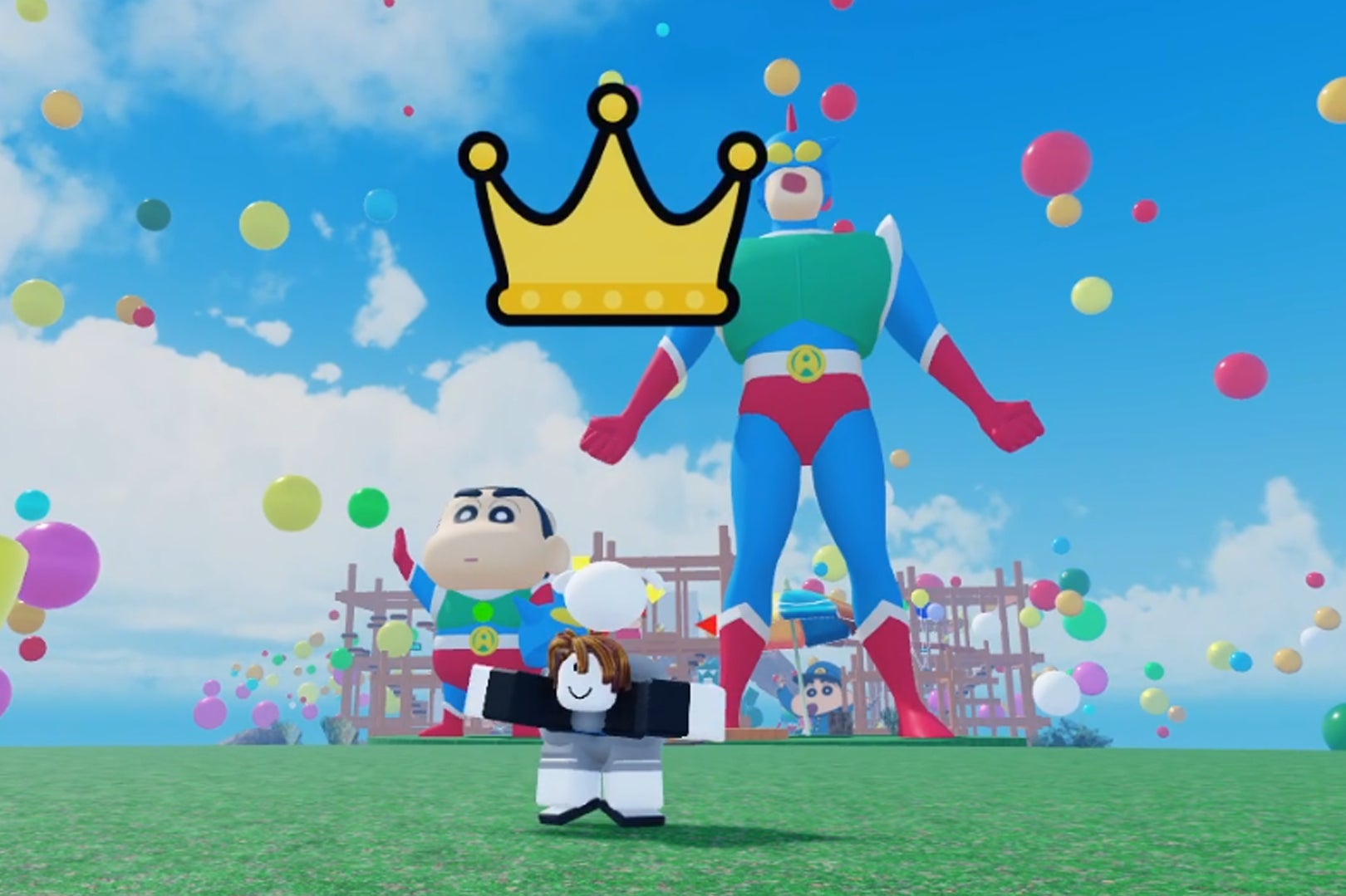「ニジゲンノモリ　アニメ淡路島公園」×Roblox『クレヨンしんちゃんアドベンチャーパーク オラのぶりぶり大合戦』 新イベント「サーバーキング」6月27日(金)より正式スタート！