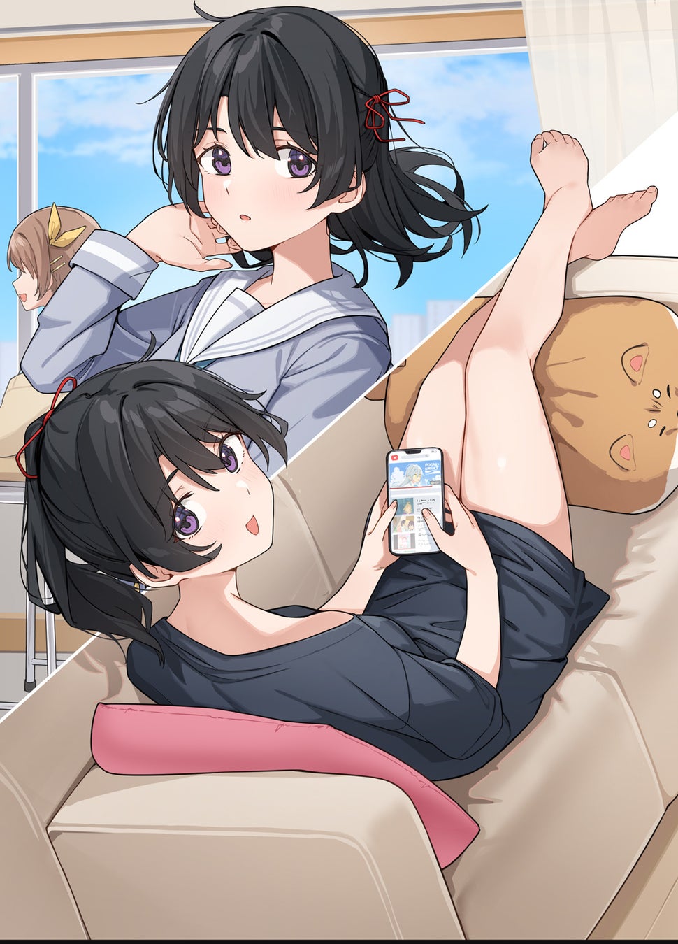 家事男子が見たのは――人気の美少女たちのだらしないオフモード!?　GCN文庫『クラスの美少女たちの素顔を、雇われた俺だけが知っている』予約受付中！