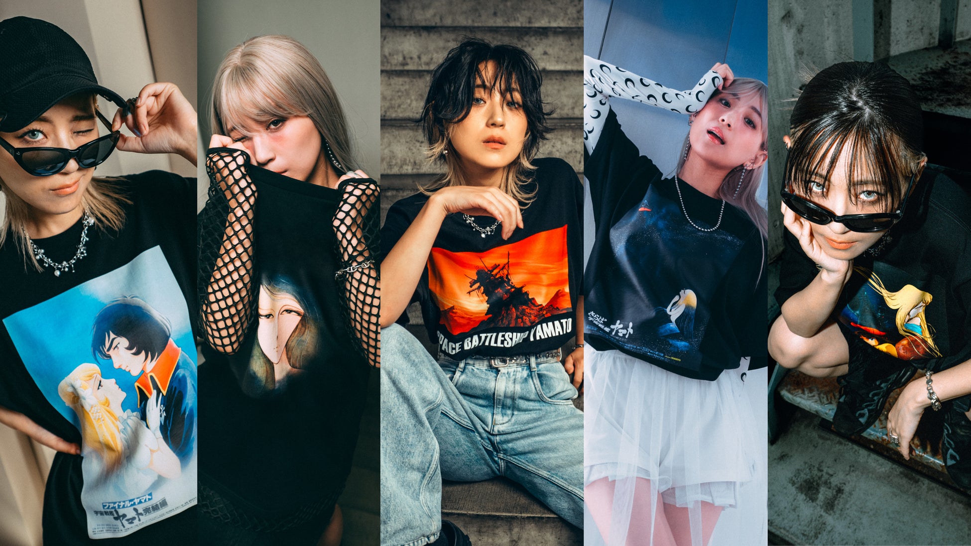 庵野秀明 企画・プロデュース/放送50周年記念「宇宙戦艦ヤマト 全記録展」大阪会場にて全19種のTシャツコレクションを発売！