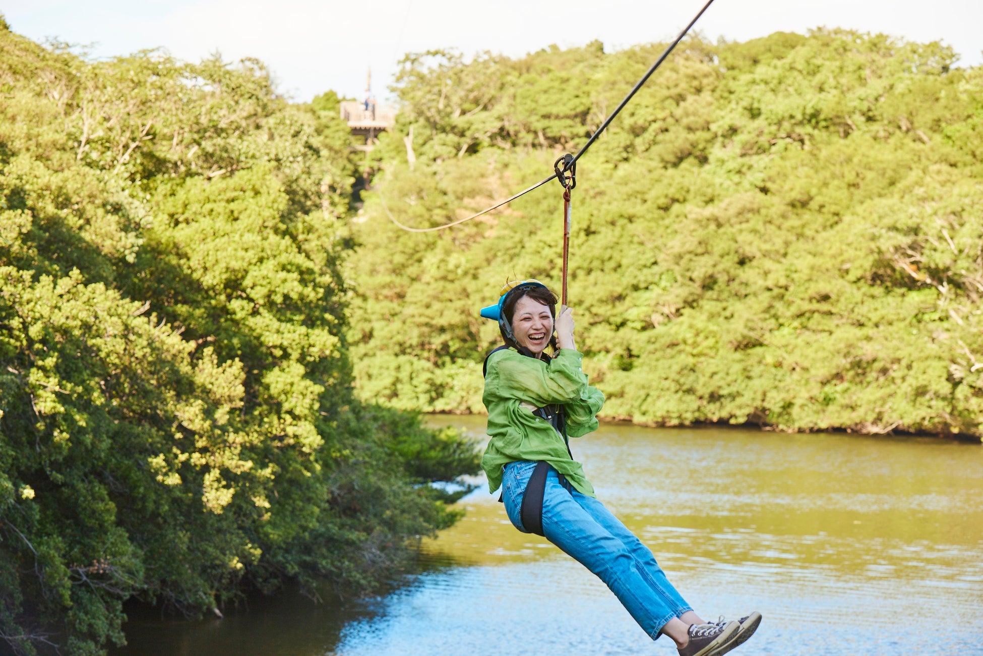 水上ジップライン！225mの空中飛行で“よーい、アクション！” 私だけの空中体験！『空飛ぶアクション撮影隊2025』