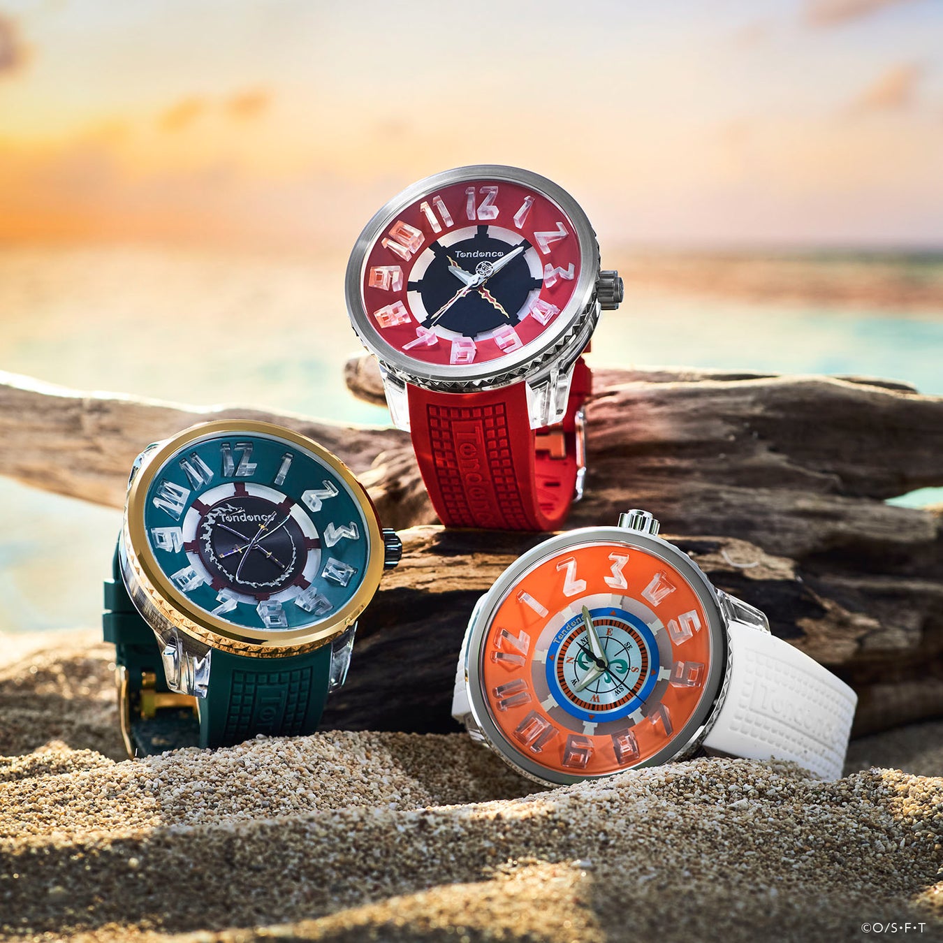 スイス生まれの時計ブランドTendence（テンデンス）は人気TVアニメ『ONE PIECE』とのコラボレーションウォッチを渋谷ポップアップストアに出展します