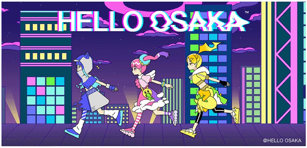 20XX年の未来都市「大阪市」を舞台にしたアニメーション 『HELLO OSAKA』の新たなオフィシャルグッズを発売！