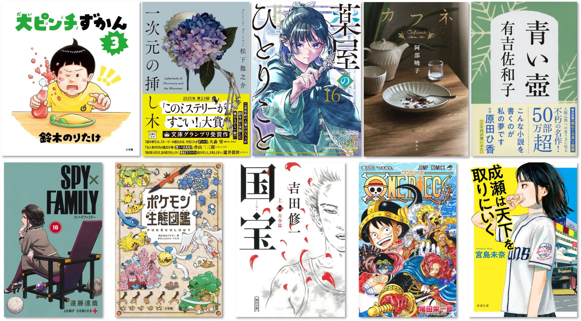 TSUTAYA 2025年 書籍・コミック販売年間ランキングを発表！