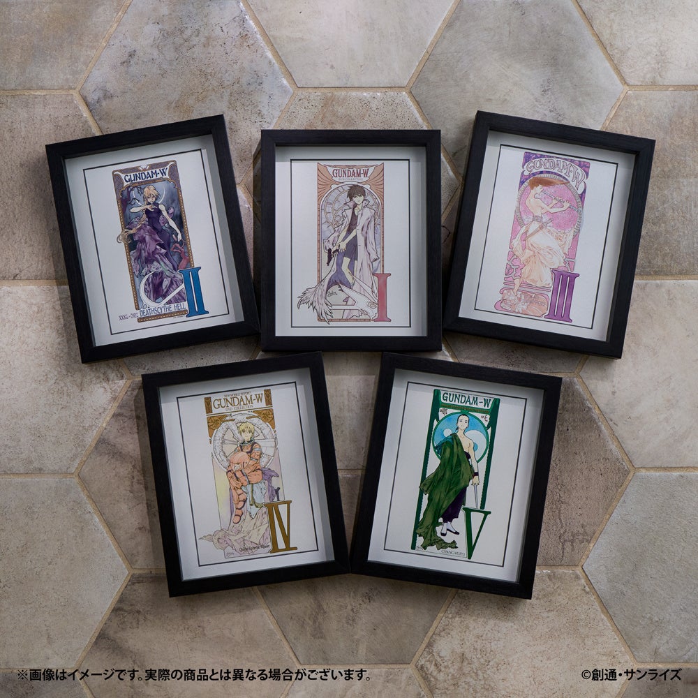 『新機動戦記ガンダムW』TV放送30周年記念　DVD COLLECTION、30周年記念ディナーショーイラストを使用した「額装アート」が登場