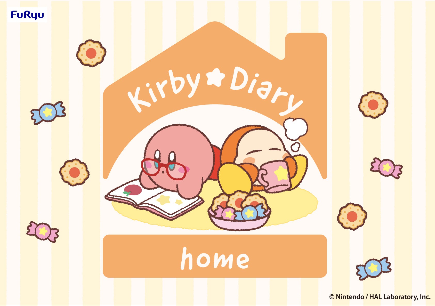 カービィたちといっしょにすごして癒しのおうち時間を♪フリューの大人気シリーズ「Kirby★Diary」第2弾が1月から順次登場