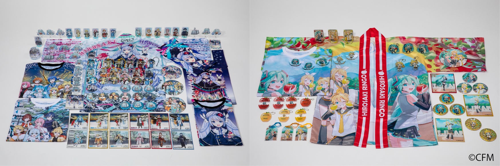 「雪ミク×ひろはこ」「初音ミク×弘前りんご」それぞれの新作コラボグッズが、2026年1月7日よりキャラアニ.comにて、受注販売開始！