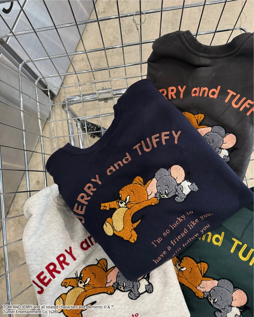 AS KNOW AS plusから『トムとジェリー』のスウェットが登場！