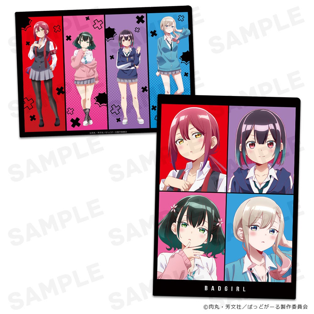 TVアニメ『ばっどがーる』クリアファイルの受注を開始しました！