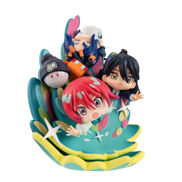 『機動戦士Gundam GQuuuuuuX』より、「アマテ・ユズリハ(マチュ)」「ニャアン」「シュウジ・イトウ」の3人がディフォルメフィギュアで登場。