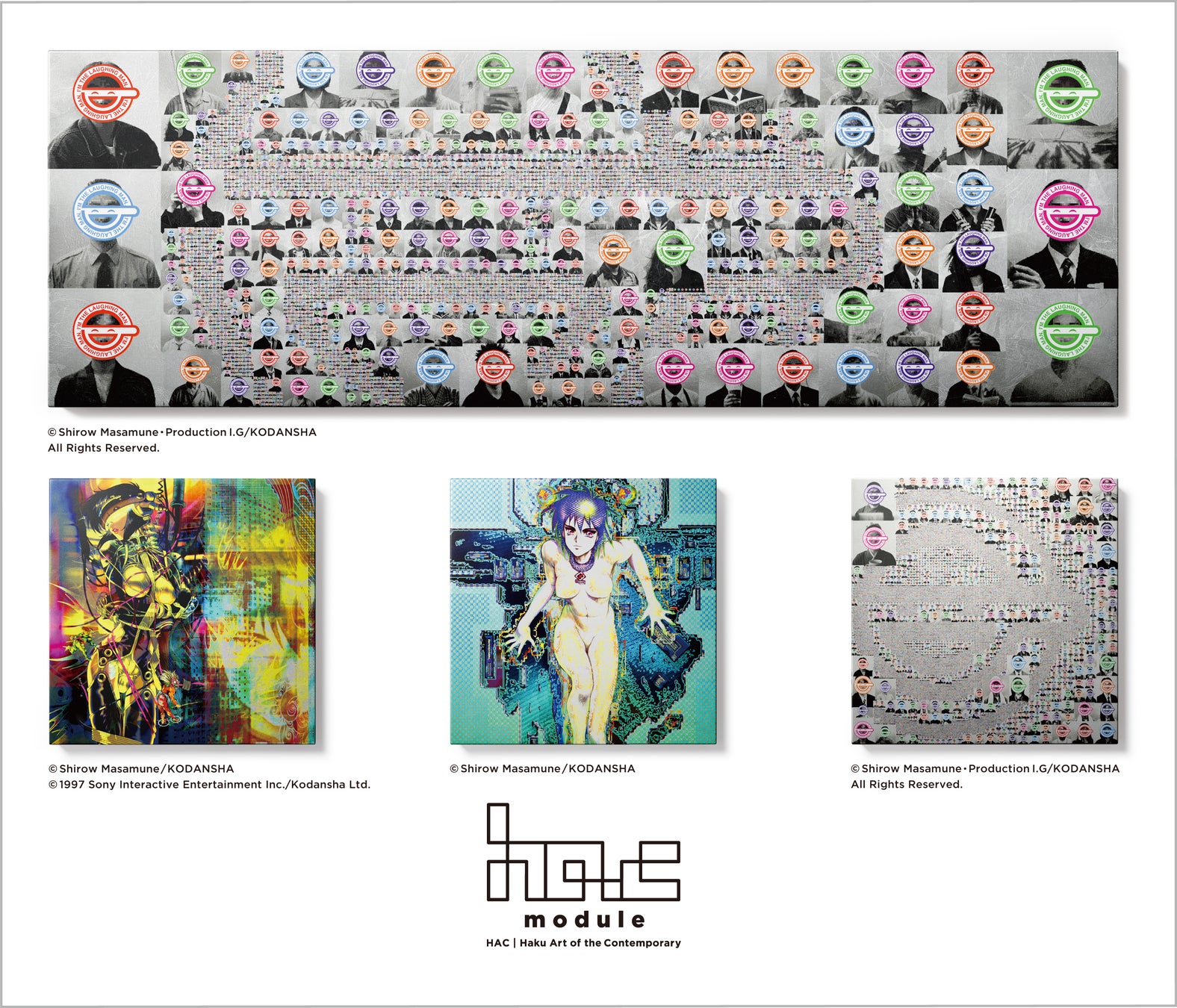 伝統の“箔”、電脳をhack。TechnoByobuから派生したアートモジュール「HAC module」『攻殻機動隊展』にて世界初公開・先行発売