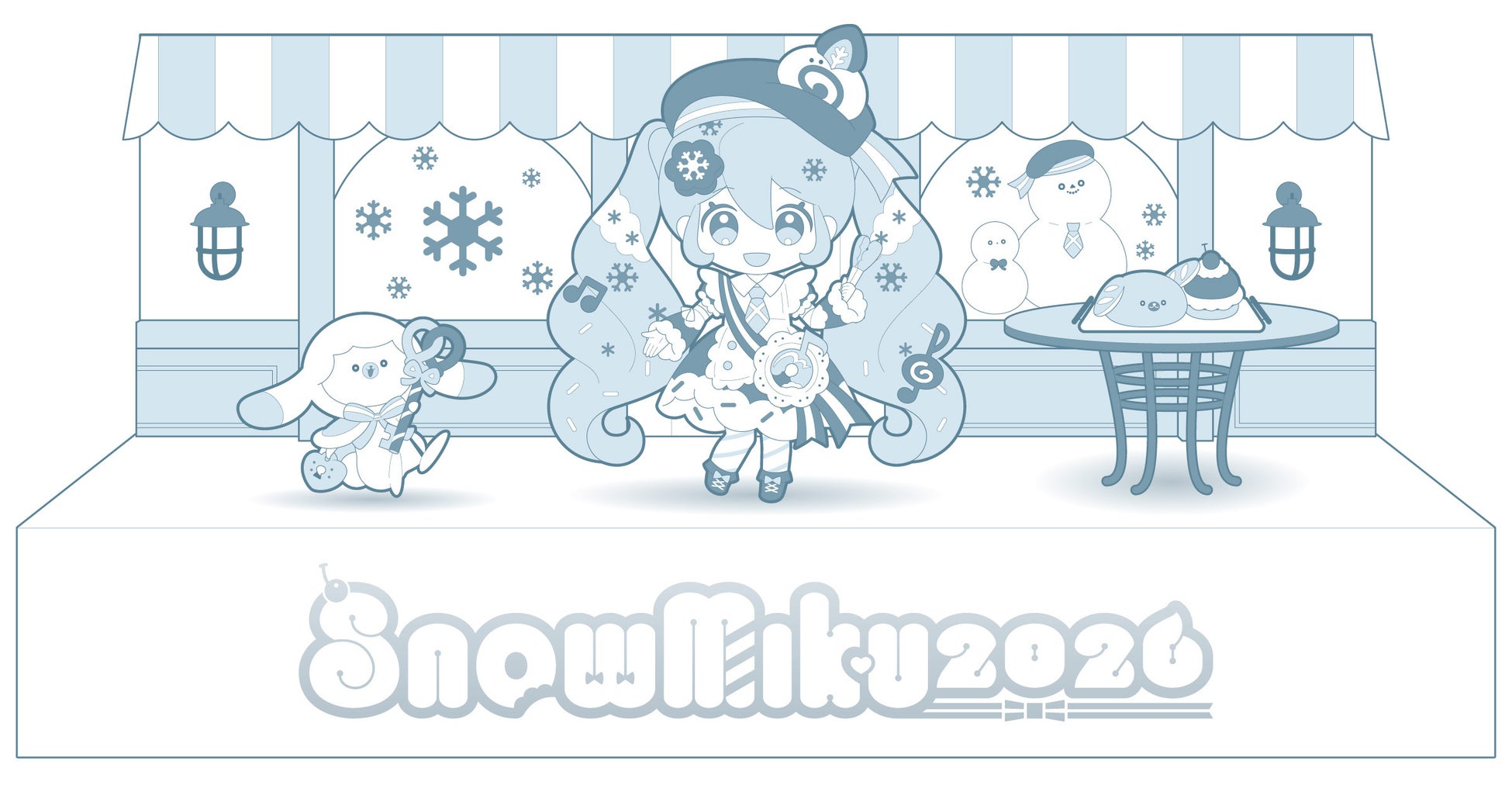 【2026さっぽろ雪まつり 大通会場11丁目】世界的に人気の雪ミク・サンリオ・KADOKAWA作品の雪像が勢ぞろい！