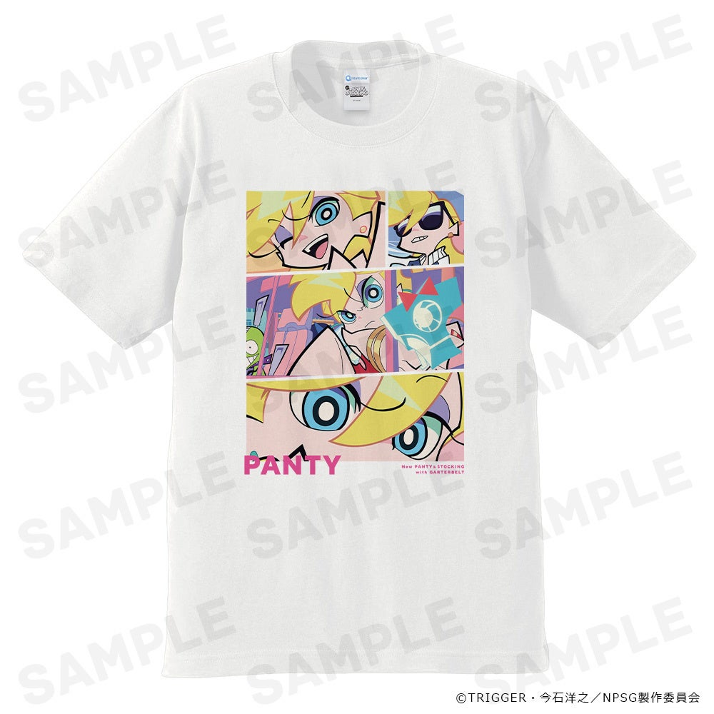 TVアニメ「New PANTY ＆ STOCKING with GARTERBELT」Tシャツ、サムネイルキラステッカーセットの受注を開始しました！