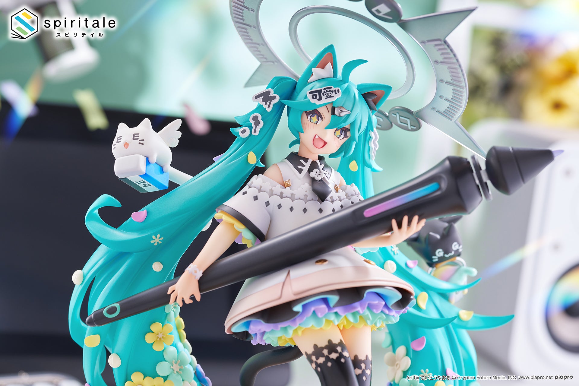高品質フィギュアブランド『spiritale』ー初音ミク×さいとうなおき 初音ミクのフィギュアをつくってみた！～お絵描きver.～ 1/7スケールフィギュア登場！
