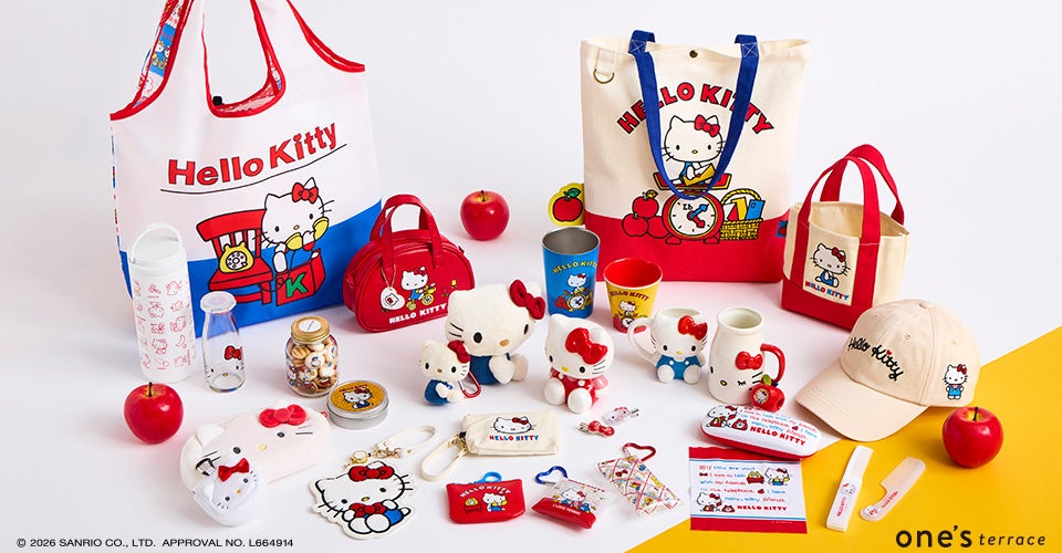 【one’sterrace】「HELLO KITTY」グッズが大集合！店頭イベントを2月13日（金）より開催！
