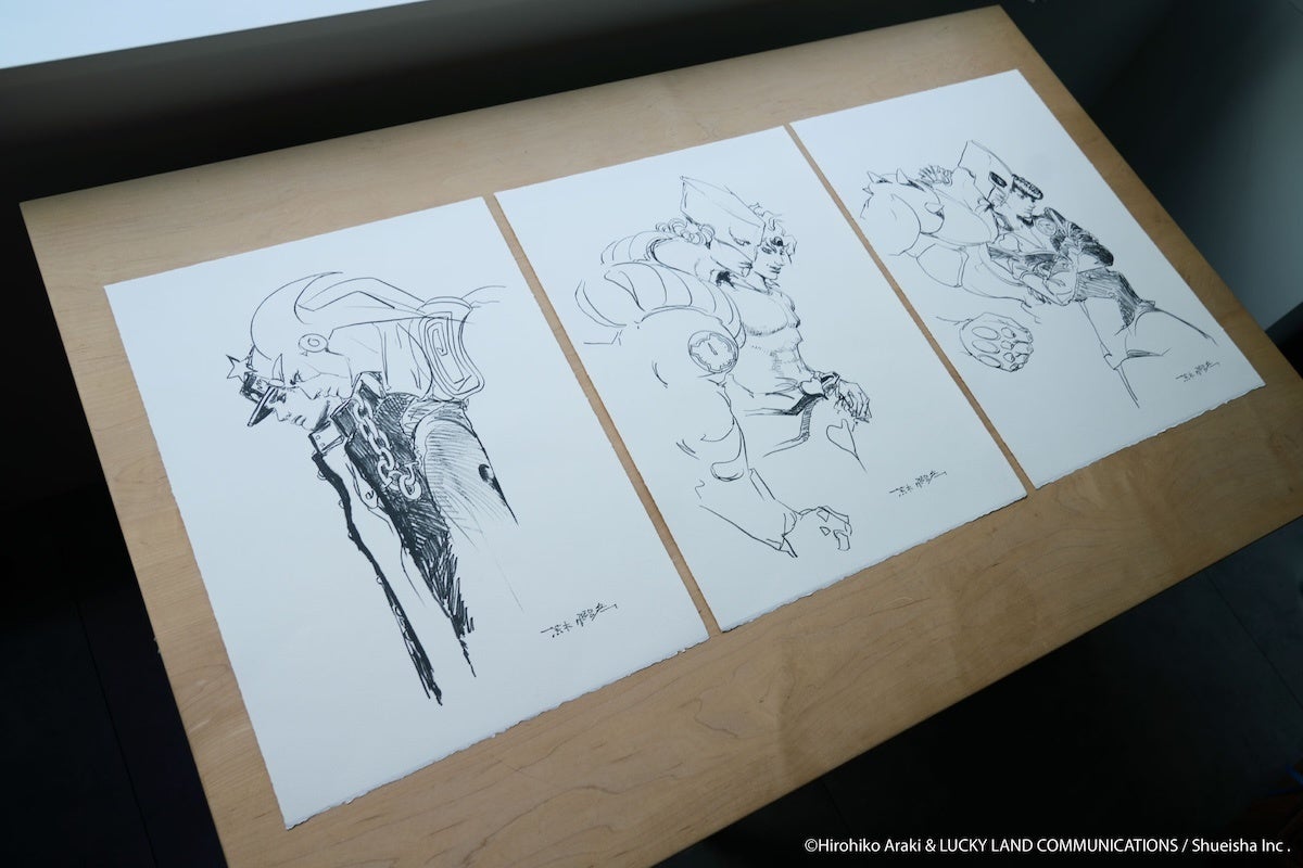 集英社マンガアートヘリテージ、荒木飛呂彦『ジョジョの奇妙な冒険』リトグラフ作品の第一弾を、公式サイトで抽選販売
