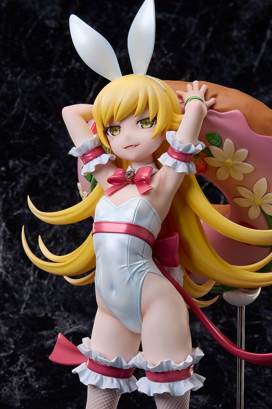 『〈物語〉シリーズ』より、「忍野忍」がオリジナルの白バニー衣装でフィギュア化。あみあみにて予約受付中。